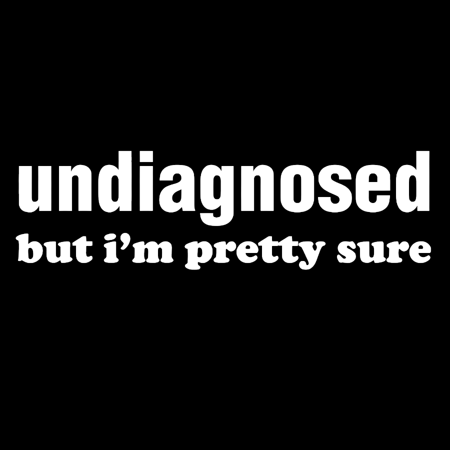Undiagnosed but I'm Pretty Sure Autism Meme Geek T-Shirt