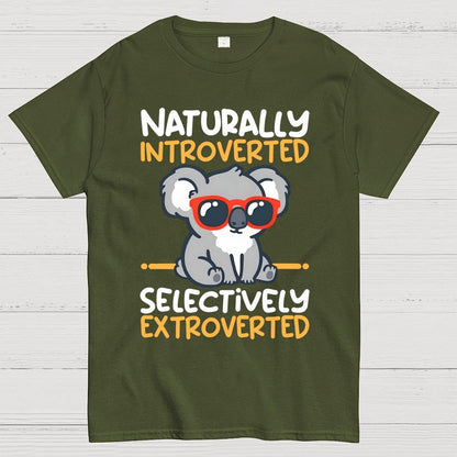 Selectively extrovert Unisex Geek T-Shirt