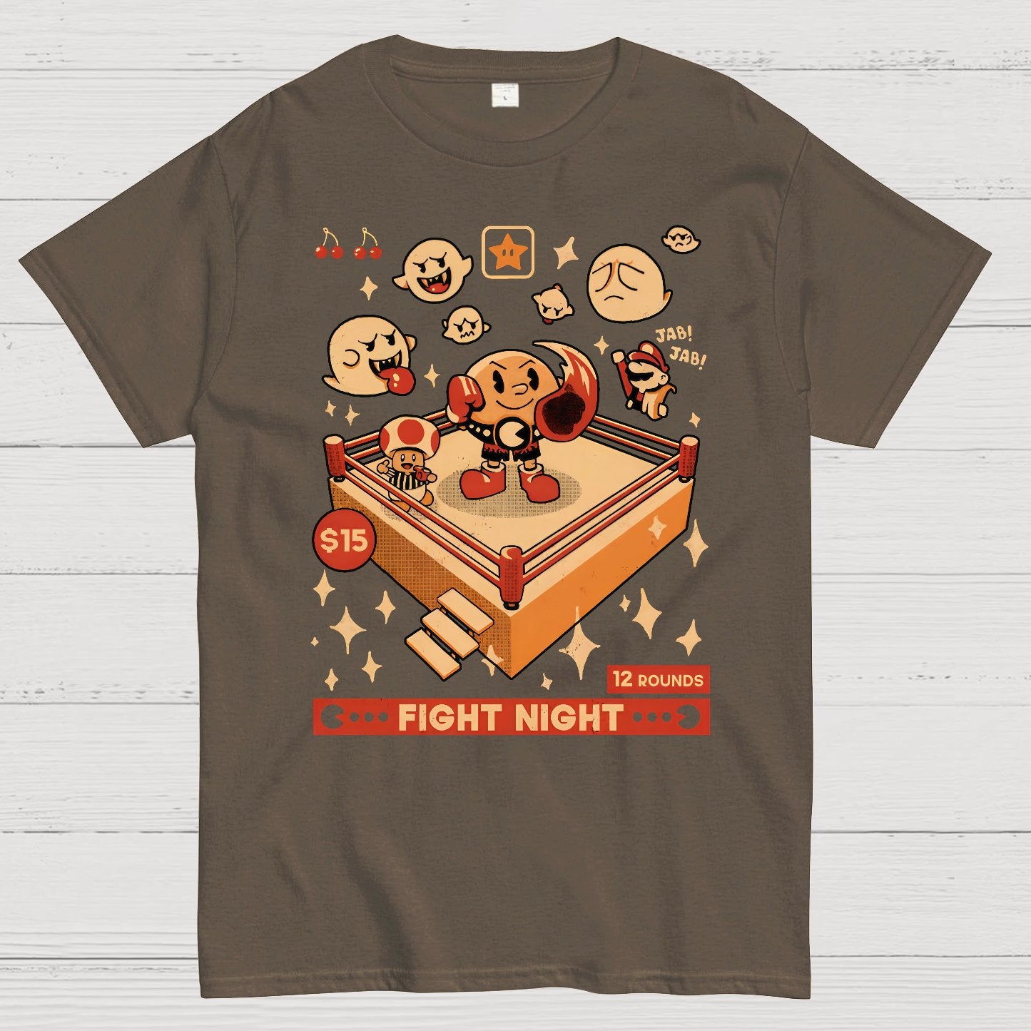 Retro Arcade Showdown Geek T-Shirt