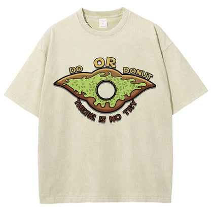 Do or Donut There is no try Vintage Distressed T-shirt