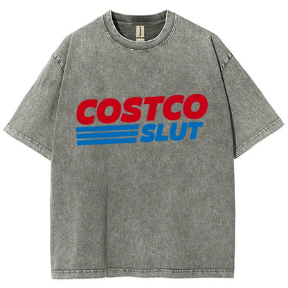 Costco Slut Vintage Distressed T-shirt