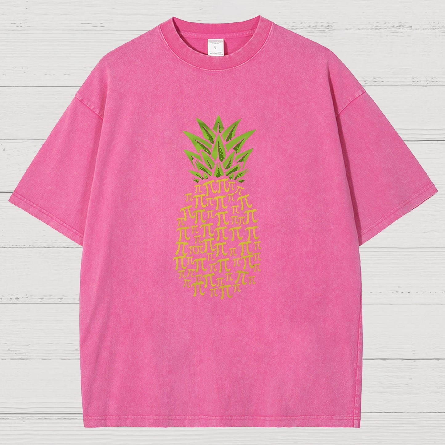 Pi Pineapple Vintage Distressed T-shirt