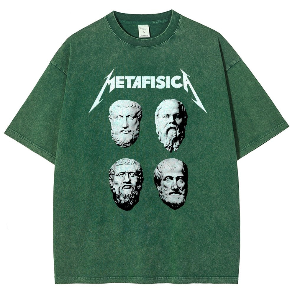 Metafisica Vintage Distressed T-shirt