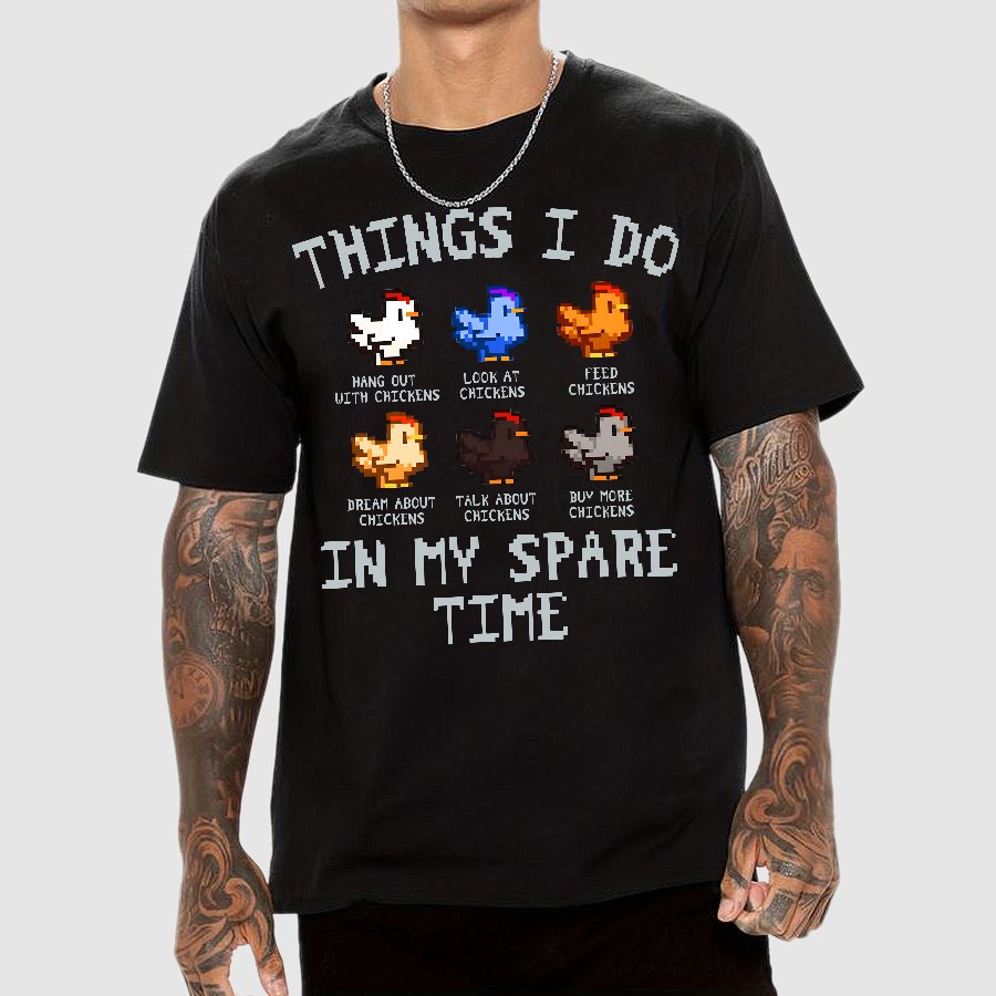 Things I Do In My Spare Time Funny Geek T-Shirt