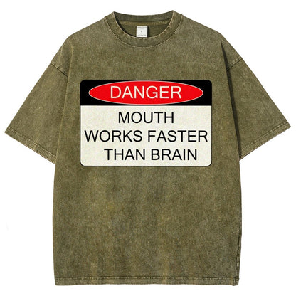 Danger Vintage Distressed T-shirt