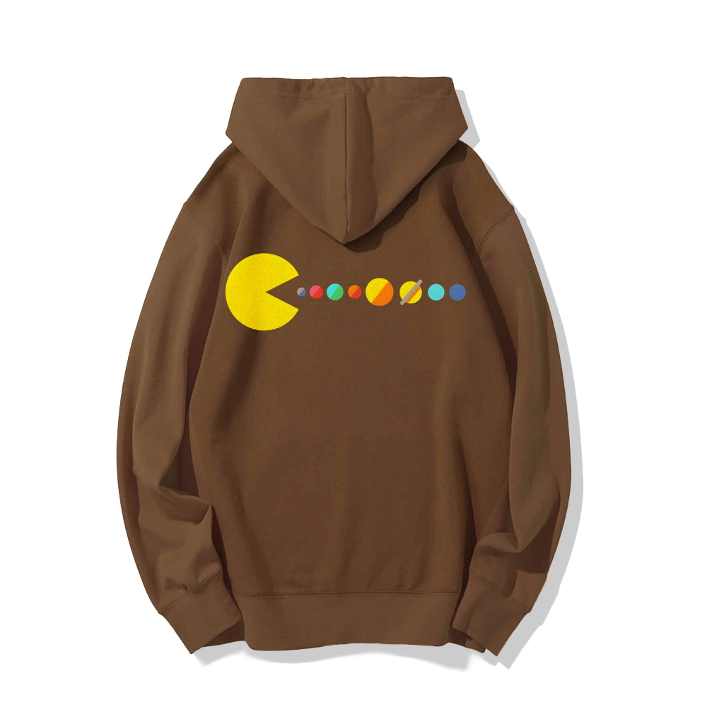 Mister Universe Printed Back Unisex Cotton Hoodie