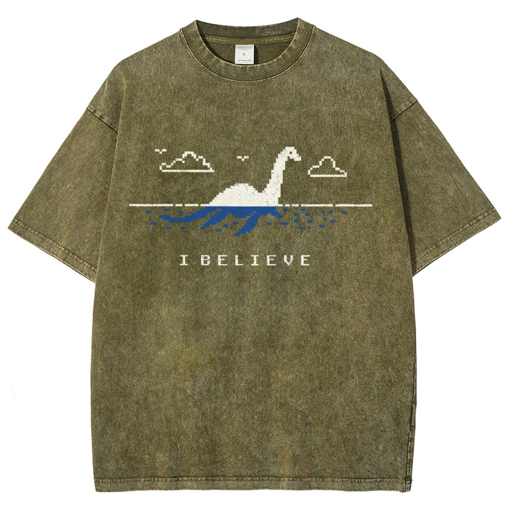 I Believe Vintage Distressed T-shirt
