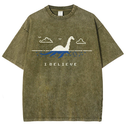 I Believe Vintage Distressed T-shirt