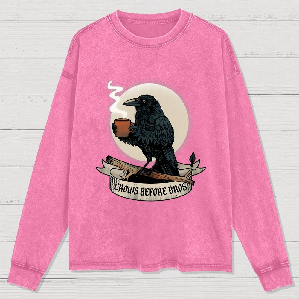 Crows Before Crows Washed Long Sleeve Tee