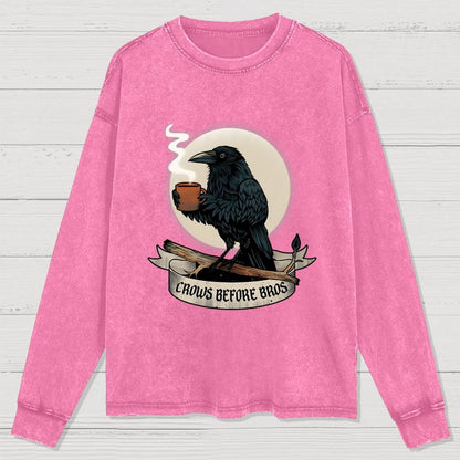 Crows Before Crows Washed Long Sleeve Tee