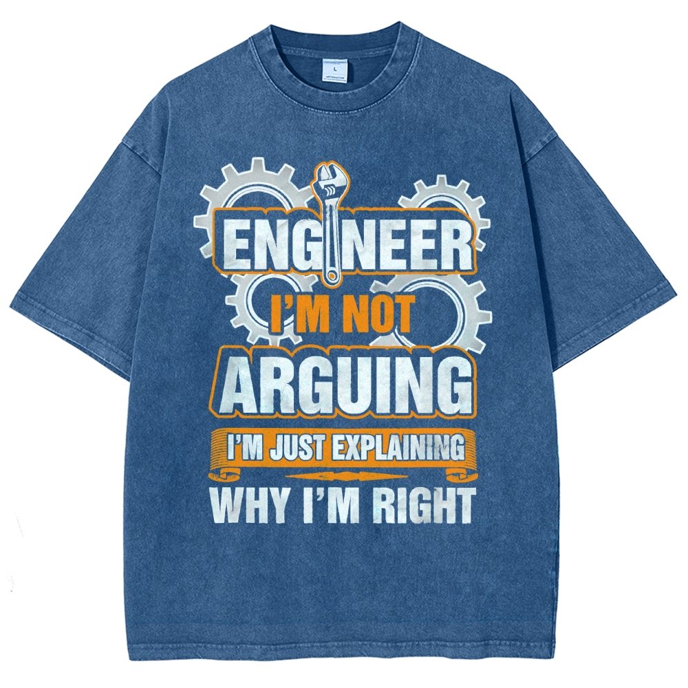 I'm Not Arguing Im Just Explaining Why I Am Right Vintage Distressed T-shirt