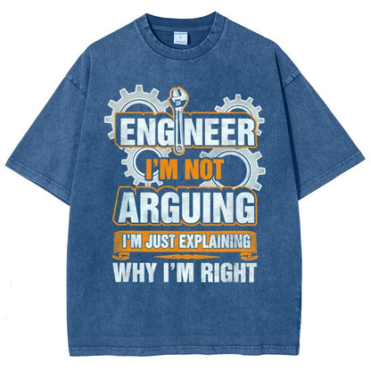 I'm Not Arguing Im Just Explaining Why I Am Right Vintage Distressed T-shirt