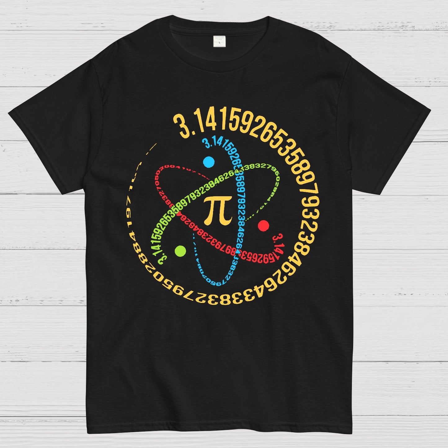 Atom Pi Math Science Geek T-Shirt