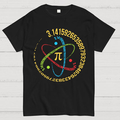 Atom Pi Math Science Geek T-Shirt