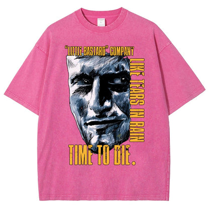 Time To Die Vintage Distressed T-shirt