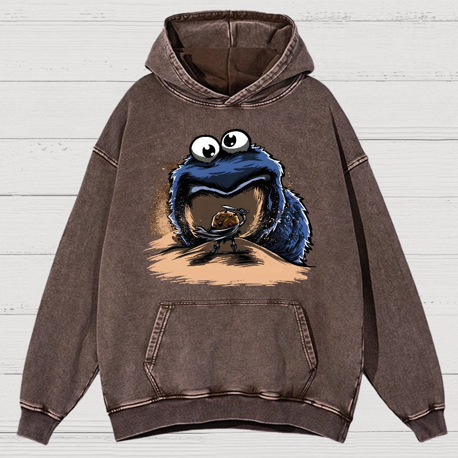 Cookieworm Vintage Distressed Hoodie