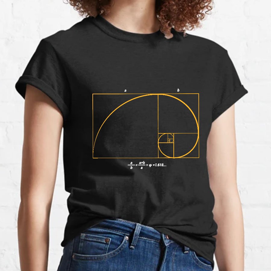 Fibonacci Shirt ∙ Math Art ∙ Science Engineer Geeky T-Shirt
