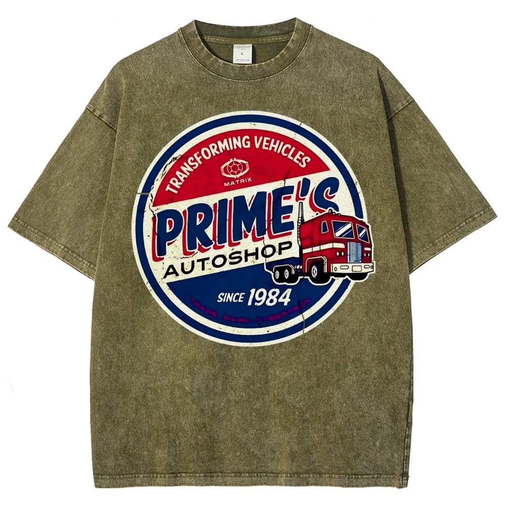 Auto Repair Shop Vintage Distressed T-shirt