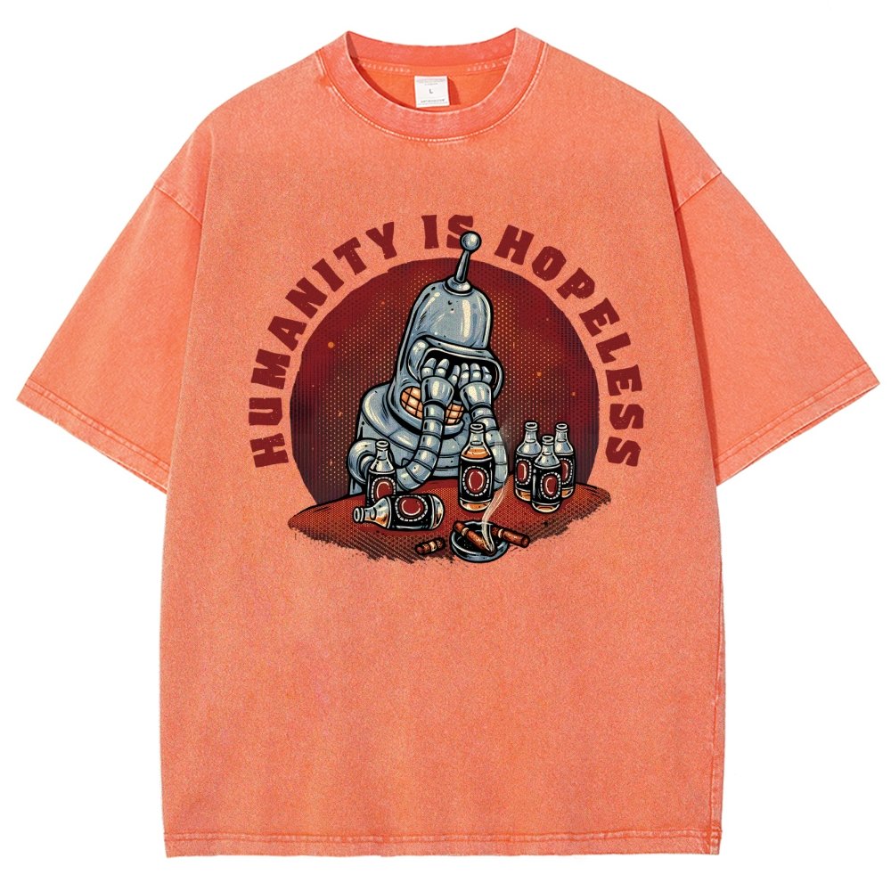Humanity Is Hopeless Vintage Distressed T-shirt
