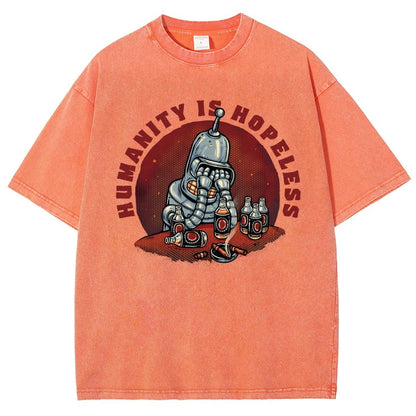 Humanity Is Hopeless Vintage Distressed T-shirt