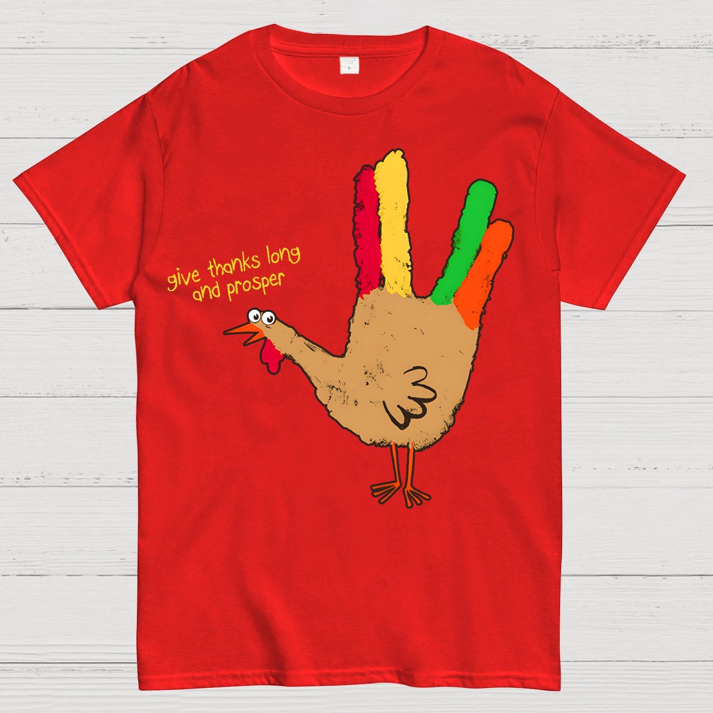 Give Thanks Live Well and Thrive Geek T-Shirt