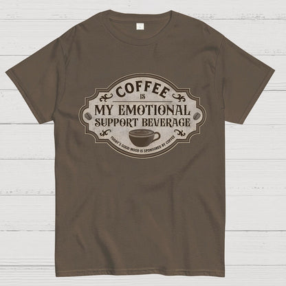 My Emotional Support Beverage Geek T-Shirt