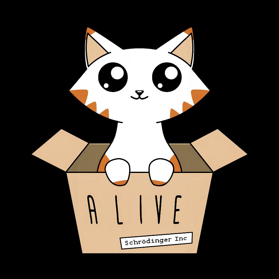 Schrödinger's Cat Glow in the Dark Nerdy T-Shirt