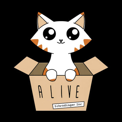 Schrödinger's Cat Glow in the Dark Nerdy T-Shirt