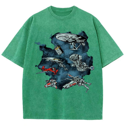 Ultimate Space Fleet Vintage Distressed T-shirt
