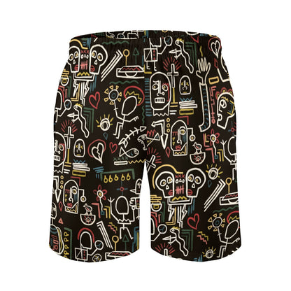 Vintage Graffiti Geek Shorts