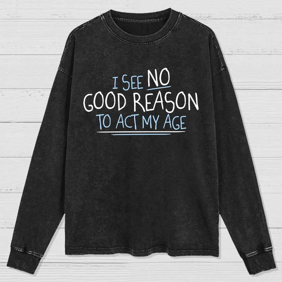 Washed Long Sleeve Tee