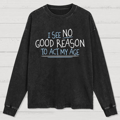 Washed Long Sleeve Tee