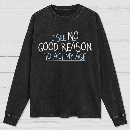 Washed Long Sleeve Tee