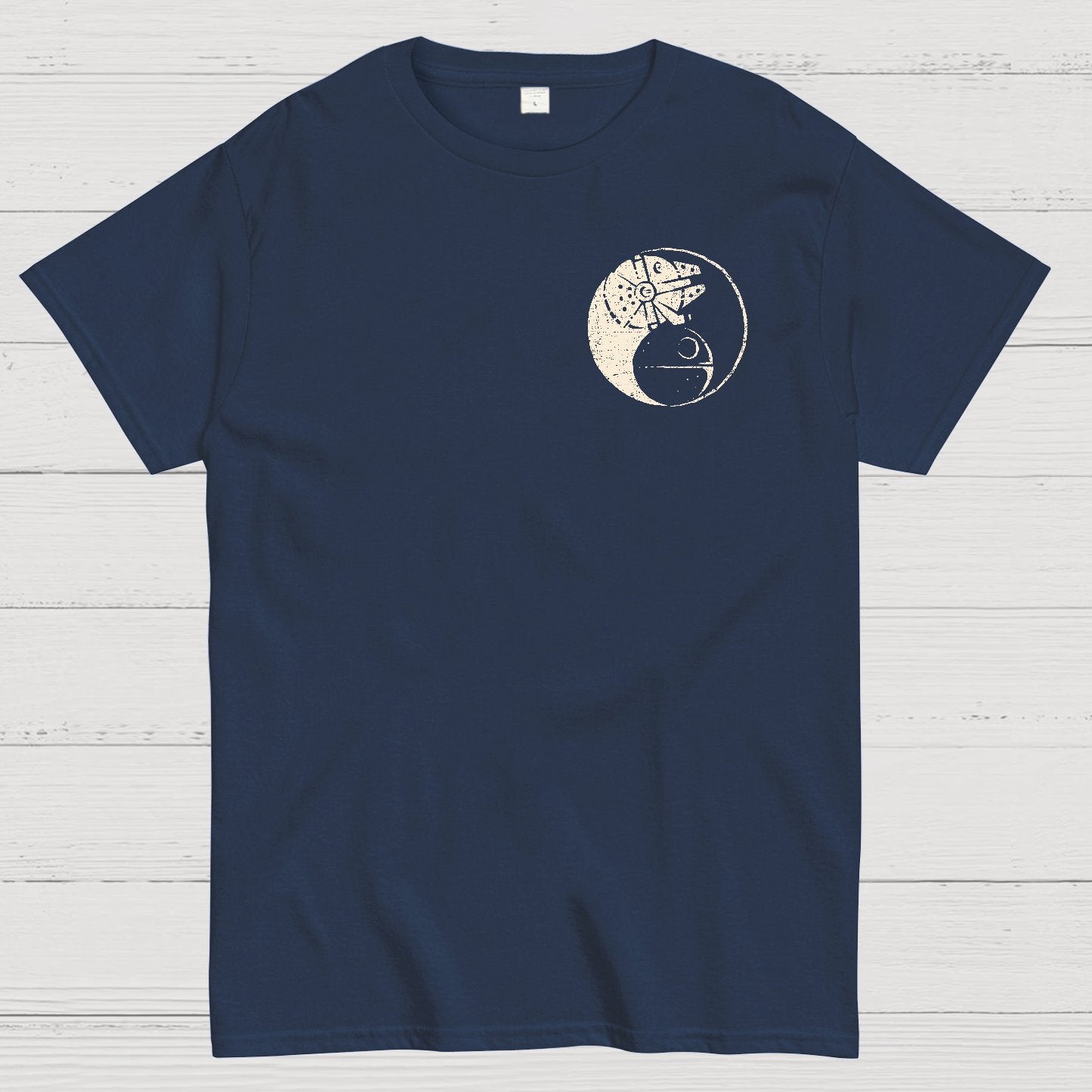 Balancing The Energy Front And Back Printing Geek T-Shirt