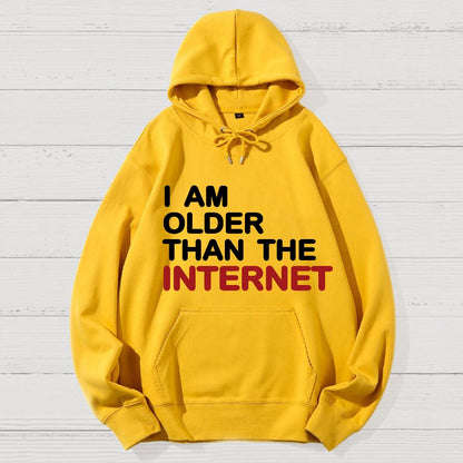 I Am Older Than The Internet Geek Cotton Hoodie