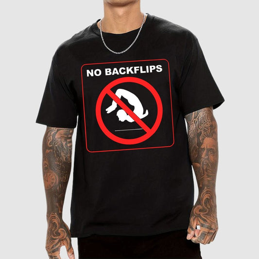 No Backflips Unisex Geek T-Shirt