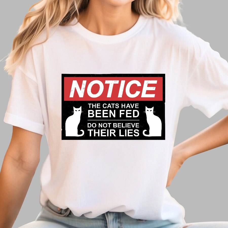 Cats Have Been Fed Geek T-Shirt