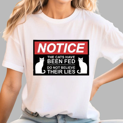 Cats Have Been Fed Geek T-Shirt