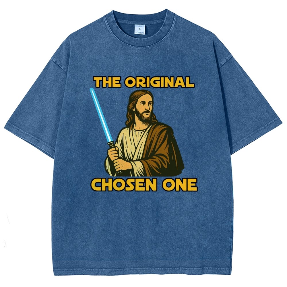 Jesus Christ The Original Chosen One Vintage Distressed T-shirt