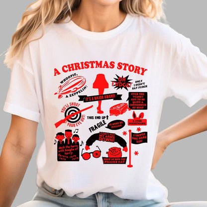 Christmas Story Quotes Geek T-Shirt