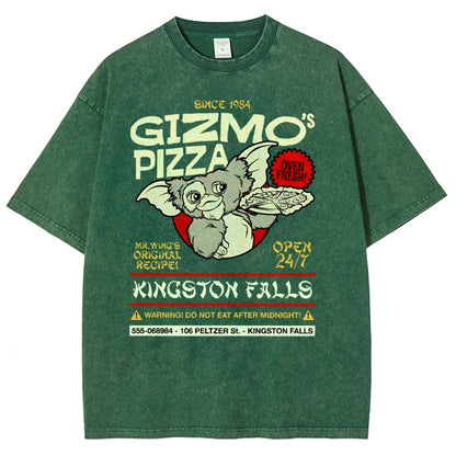 Gizmo's Pizza Pi Day Nerd Vintage Distressed T-shirt