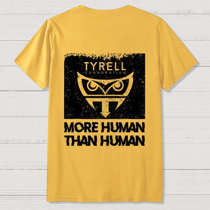 More Human Than Human Front And Back Printing Geek T-Shirt