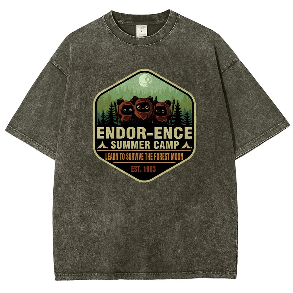 Elysian-Ence Vintage Distressed T-shirt