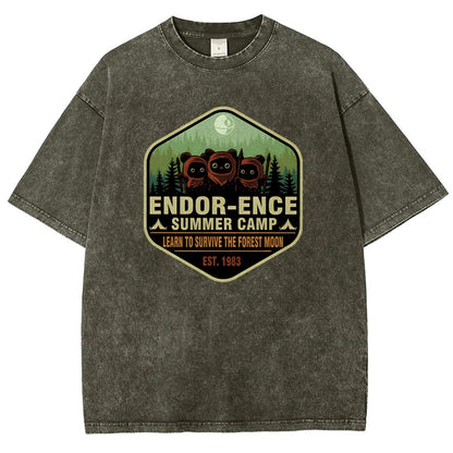Elysian-Ence Vintage Distressed T-shirt