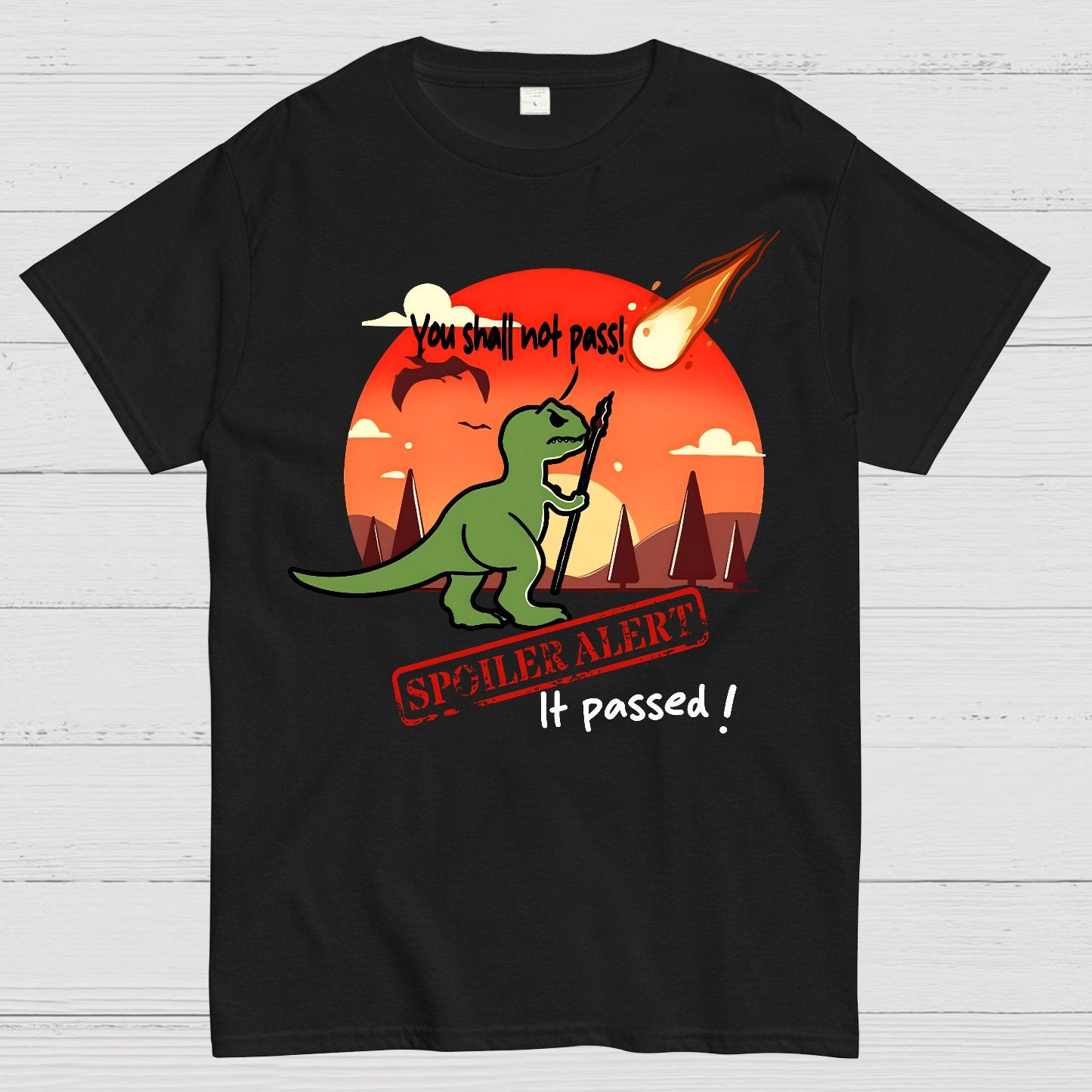 Spoiler alert You shall not proceed! Geek T-Shirt