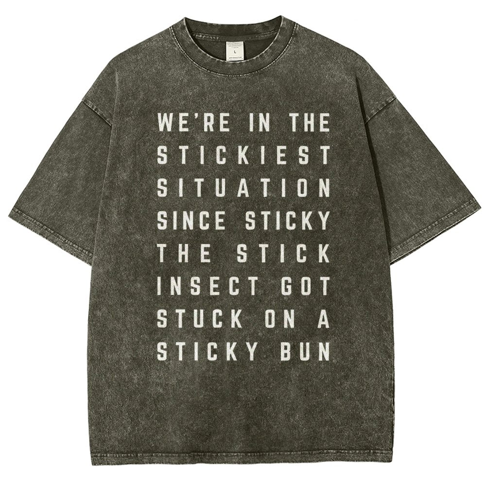 Sticky Situation Vintage Distressed T-shirt