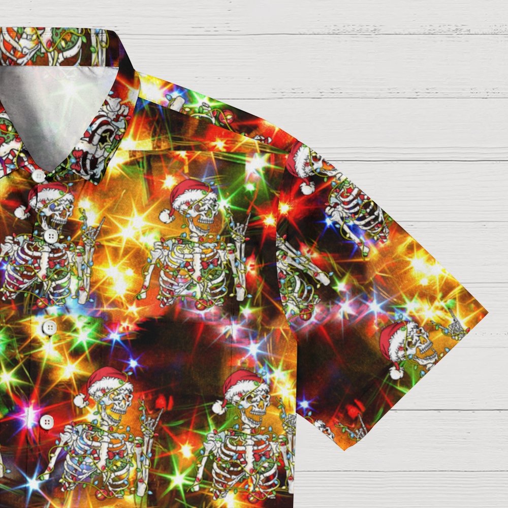 Cool Skull Print Geek Shirt