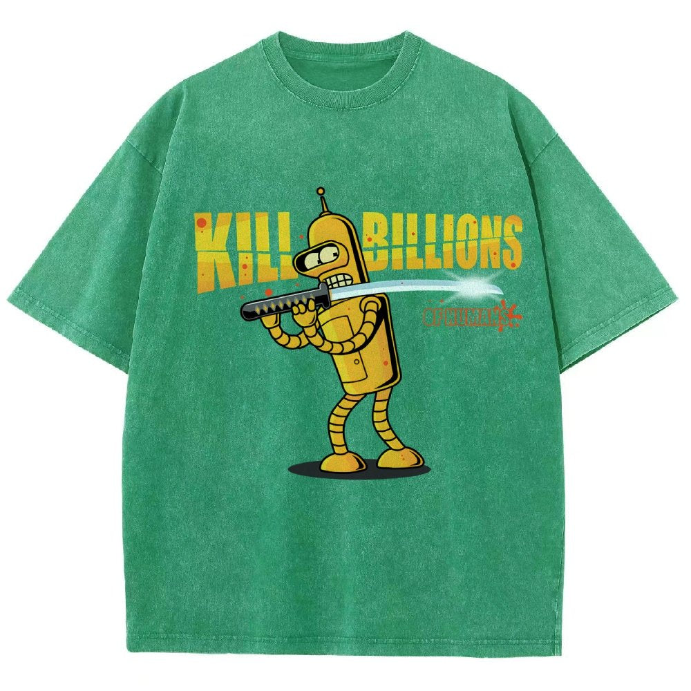 Kill Billions Vintage Distressed T-shirt