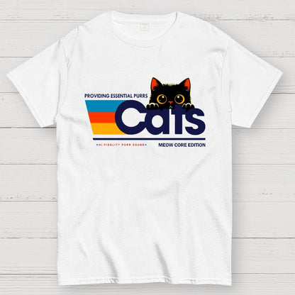 Retro Cats Geek T-Shirt
