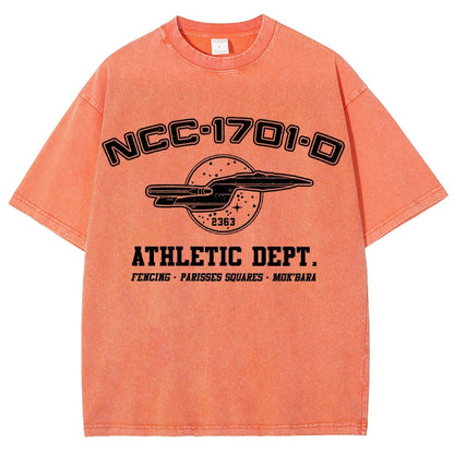 Space Athletic A New Generations Vintage Distressed T-shirt